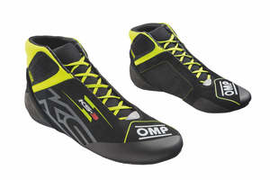 Kart Boots: OMP Boots KS3 Black/Fluro Yellow MY2026