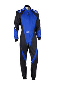Omp Karting Suits: OMP Suit KS-3X Black/Blue