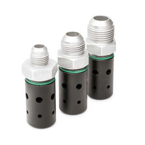 Nuke Performance: Nuke Tank Vent Safety Valve AN-8 (3/4 UNF) to AN10 Male (Order in)