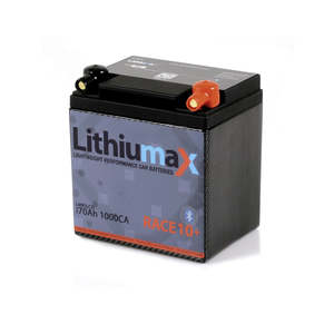 Lithiumax Batteries: Lithiumax Carbon Series RACE10+