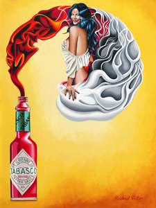 Tabasco Sauce PinUp Print