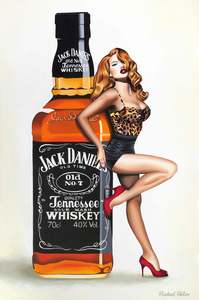 Printed Artwork: Rosie PinUp Print