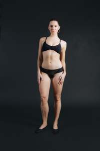 Underwear: Mesh Low G Brief - Black (PO)