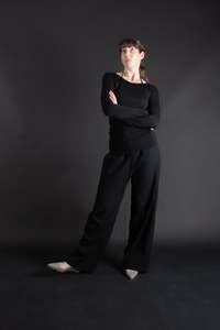 Belted Bella Tee - Black (PO)