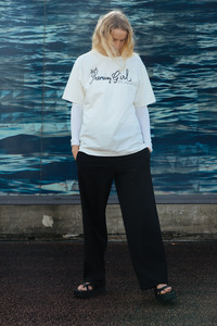 Essentials: Premium Girl Overized Tee - Uni Tee Off-White Organic (PO) - Limited Release