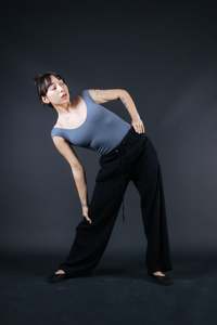 Essential Tops: Sleeveless Office Bodysuit - Livid Grey (PO)