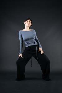 Essential Tops: Long Sleeved Baby Tee - Livid Grey (PO)