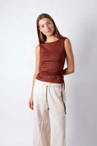 Tops Current: Baby Back Cami - Burnt Ochre (PO)