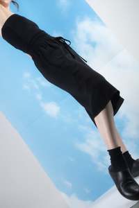 Pants Current: Easy 3/4 Short - Black Crepe (PO)