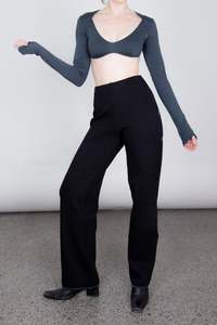 Babs Pant -  Denim on Black (PO)