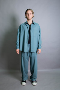 Duo Shirt - Aqua Stretch Wool (PO)