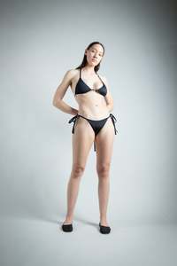 Tri Swim Top - Black (Ready-to-Ship)