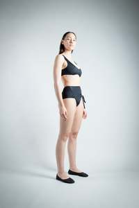 Under 150: Sports Swim Top - Black (Ready-to-Ship)