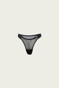 Mesh Mid G Brief - Black (Ready-to-Ship)