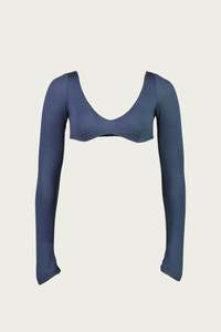 Geraldine Bralette - Denim (Ready-to-Ship)