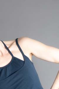 Top and Tail Cami - Denim Merino (Ready-to-Ship)