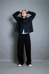 Duo Trouser - Black Stretch Wool (Ready-to-Ship)