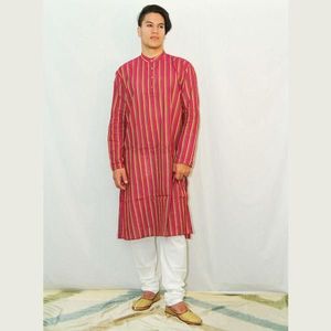 Casual Sarees: Stripe Suit - MSC002