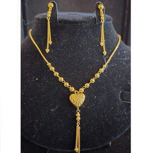 22ct Gold Necklace set - GJS032