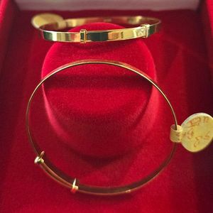 22ct Gold Adjustable Baby Bangle - GJBN021