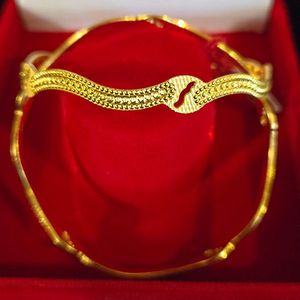 22ct Gold Set of 2 fancy design bangles - GJBN019
