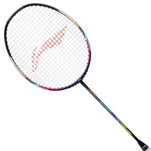 Li Ning: Li-Ning Windstorm 72 (Navy/Black/Pink) Badminton Racket
