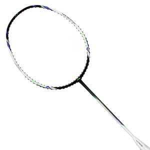 Li Ning: Li-Ning Halbertec Motor- Pearl White Badminton Racket