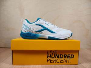 Shoes 1: Hundred Beast Max White/Green Badminton Shoes