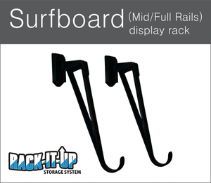 Products: Surf Board Display Rack – Mid-Full Rail