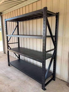 Racking Shelving 1.5L x 2H x 0.6D, Matt Black RacknCo