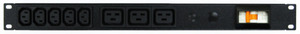Products: Power Strip 5+3 Outlets IEC C13+C19 19in 1RU Horizontal Rack Mounted