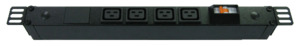 Products: Power Strip 4 Outlets IEC C19 0.5m Vertical Rack Mounted