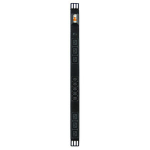 Power Strip 5+6 Outlets IEC C13+C19 0.7m Vertical Rack Mounted