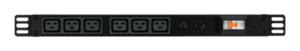 Power Strip 6 Outlets IEC C19 0.5m Vertical Rack Mounted