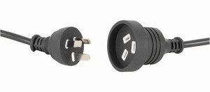 Products: 3 pin to 3 pin, Black