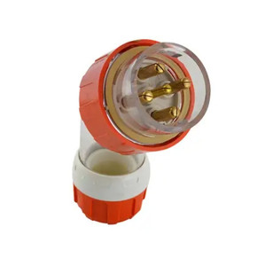 32A 5 pin angle plug Orange (IP66) - Generic PA532