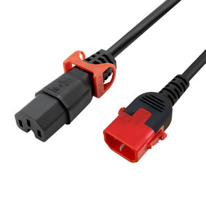 Products: C14-Lock to C15-Lock (Rear Pull), Black