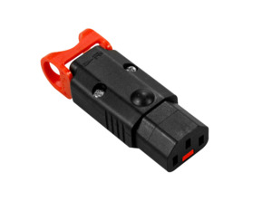 Products: 10A C13 IEC-Lock+ socket, Black (LSZH)