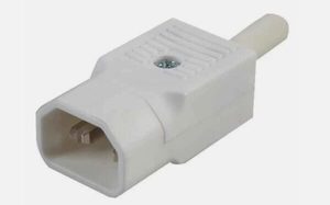 Products: 10A C14 IEC plug White - European