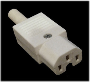 Products: 10A C15 IEC high temp (120degC) socket White