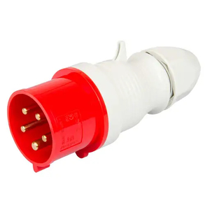 Products: Walther 32A 5pin 3 Phase IEC309 CEE IP44 Plug - Red