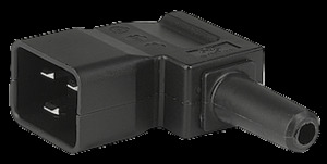Products: 16A C20 IEC LH entry angle plug - Schurter
