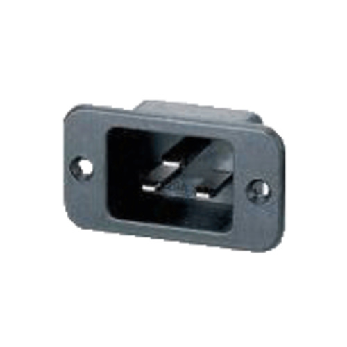 Products: 16A C20 IEC screw Mt 6.3QC horizontal mount inlet