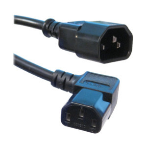 Products: C14 to C13 Left-hand angle, Black