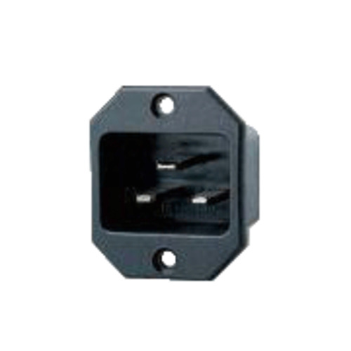 Products: 16A C20 IEC screw Mt 6.3QC vertical mount inlet