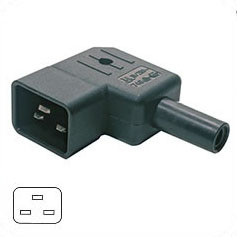 C20 RH angle plug