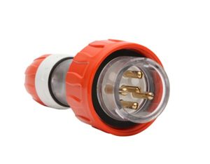 16A Schneider 56P516 5 pin 3 phase straight plug