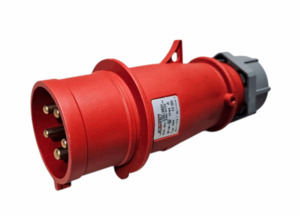32A 5pin 3 Phase IEC309 CEE IP44 Plug - Red