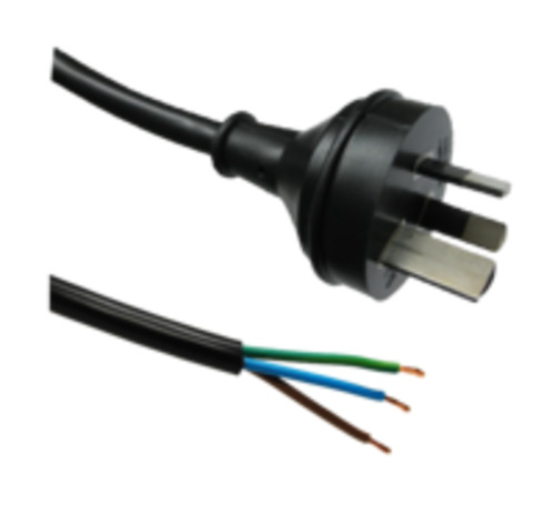 15A 3 pin plug on Black cable