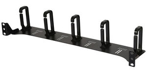 Products: 1RU Cable Manager Recessed with 5x plastic fingers